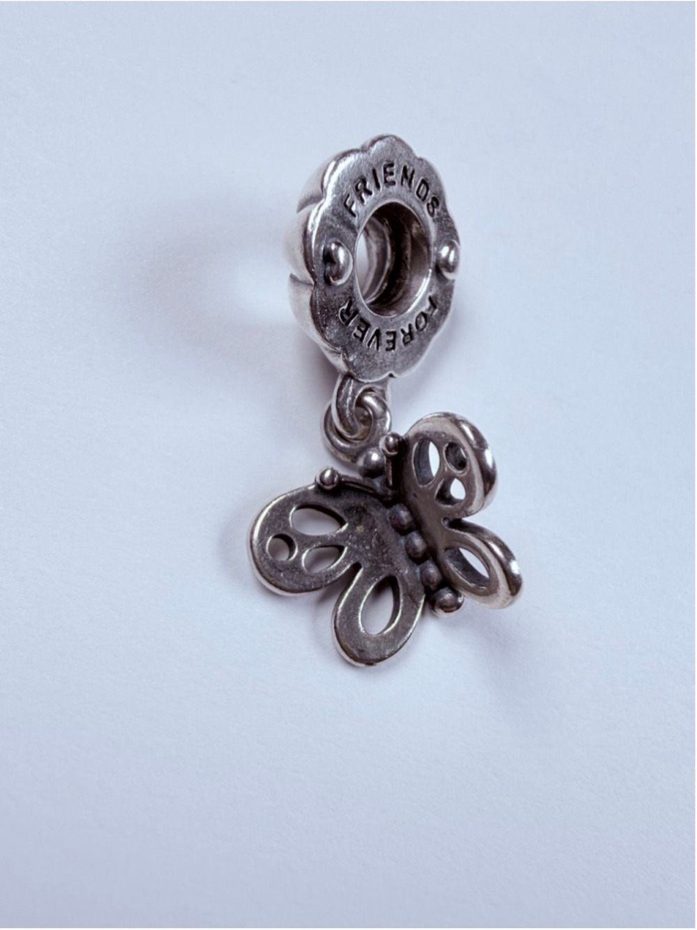 Pandora Butterfly Best Friends Forever 925 Sterling Silver ALE Dangle Charm Bead